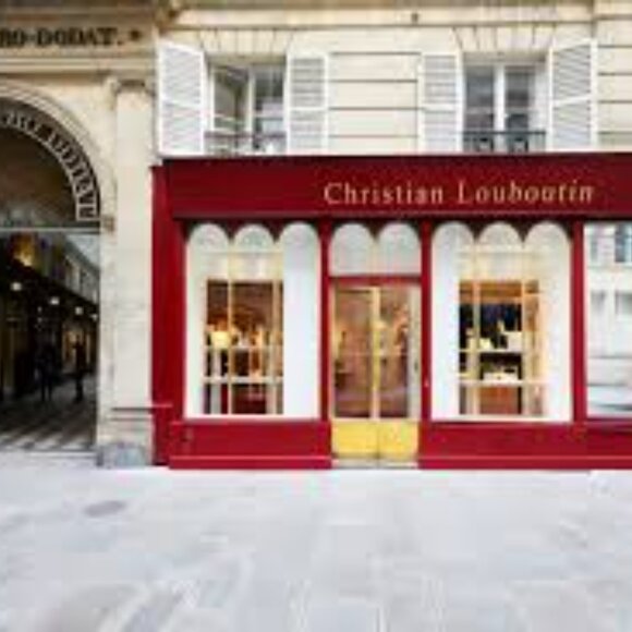 Auth Christian Louboutin NEAR-NEW "Follies Strassita" High Heel Pumps (100 mm) - Picture 3 of 9